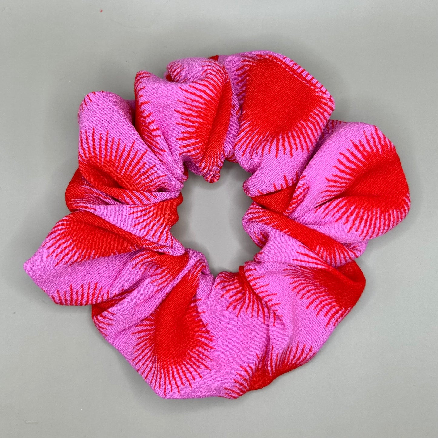 Pink and Red Sunshine Scrunchie