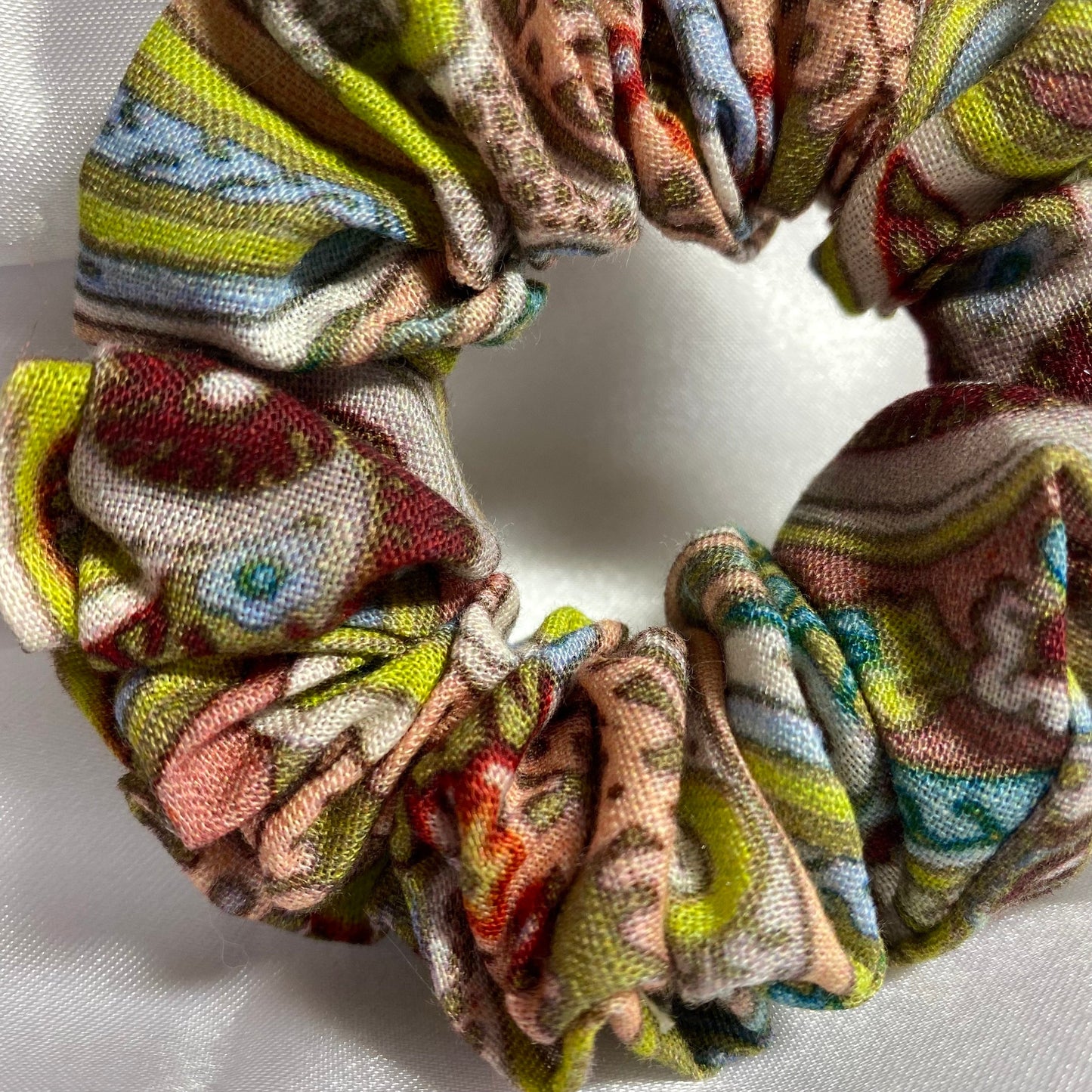 Paisley Fun Colourful Scrunchie