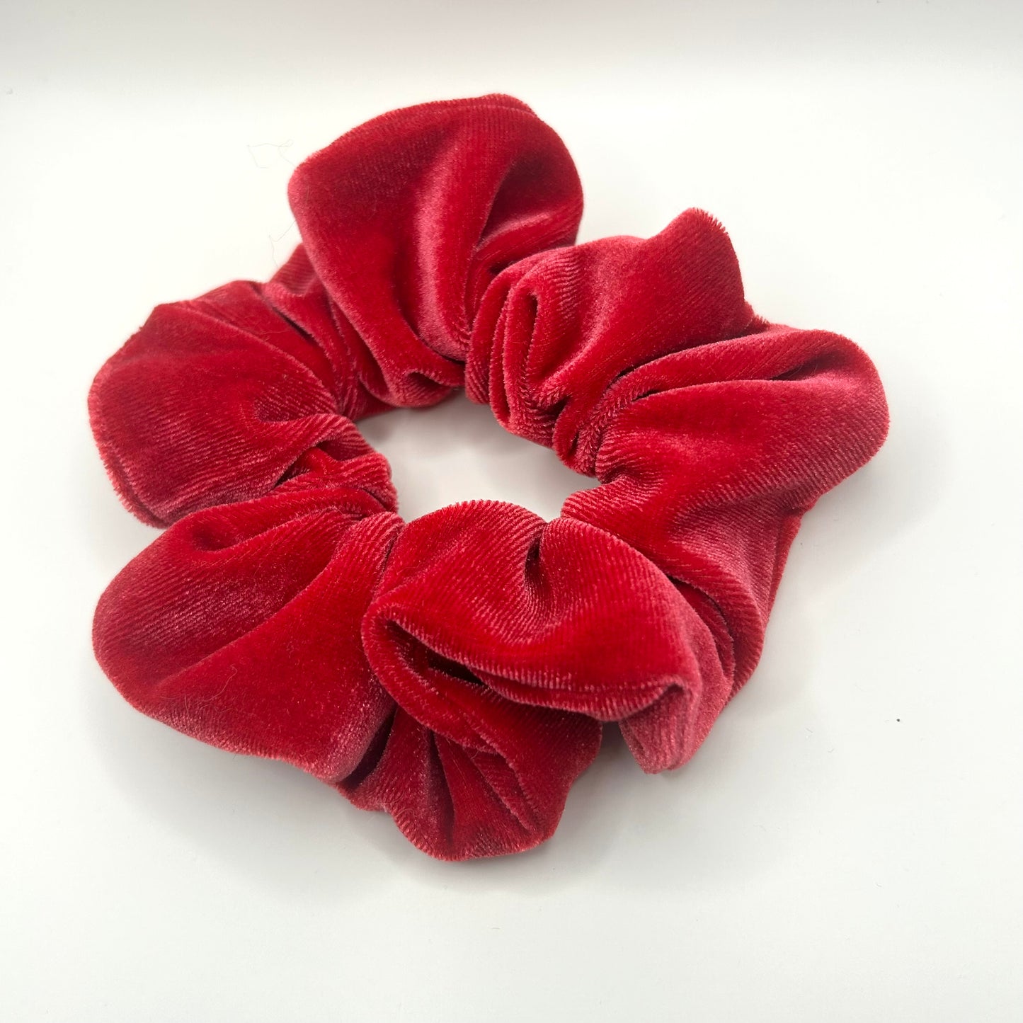 Raspberry Velvet Scrunchie