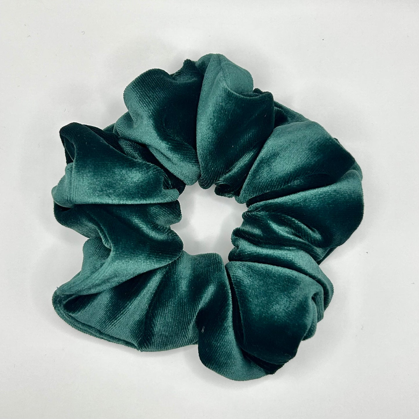Forest Green Velvet Scrunchie