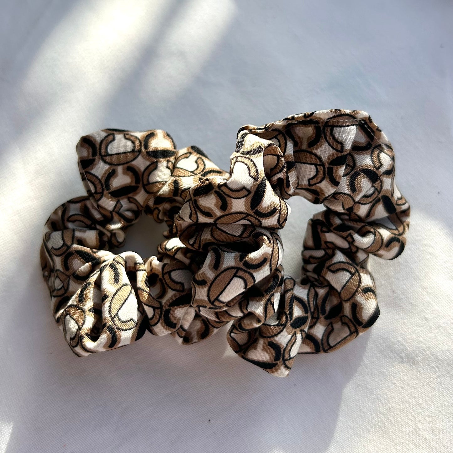 Brown Chains Baby Scrunchie