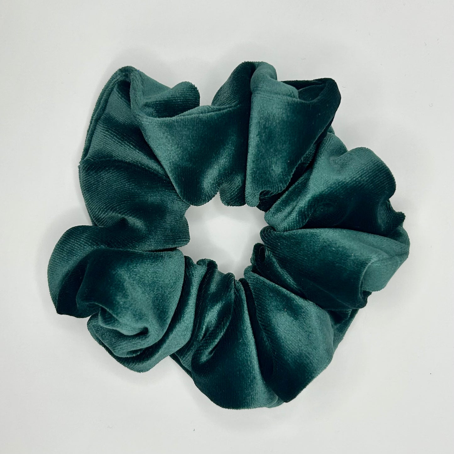 Forest Green Velvet Scrunchie