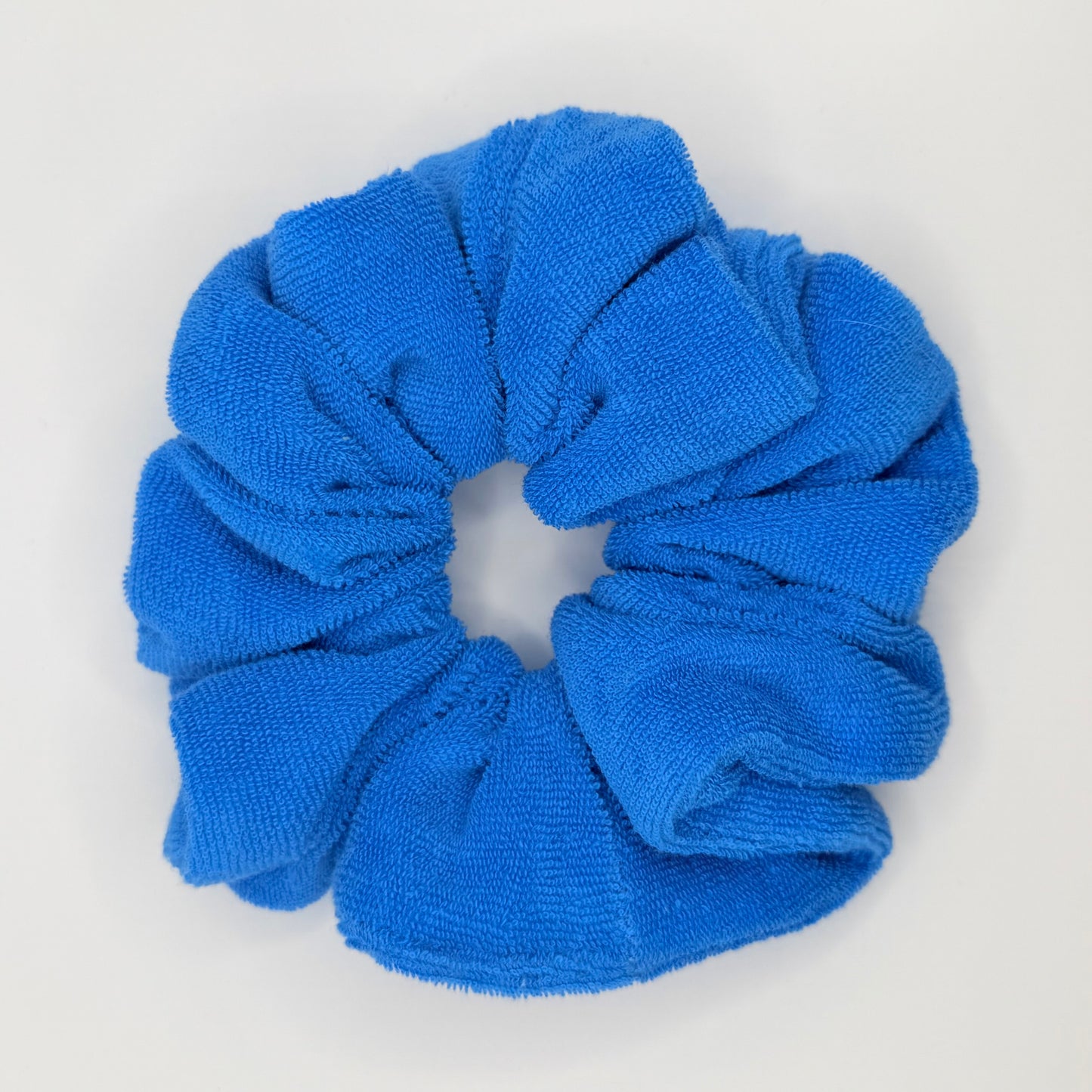 Royal Blue Soft Towelling Scrunchie