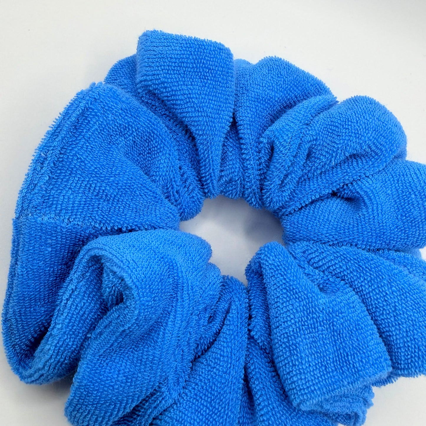 Royal Blue Soft Towelling Scrunchie