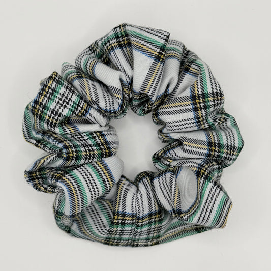 Colourful Tartan Scrunchie