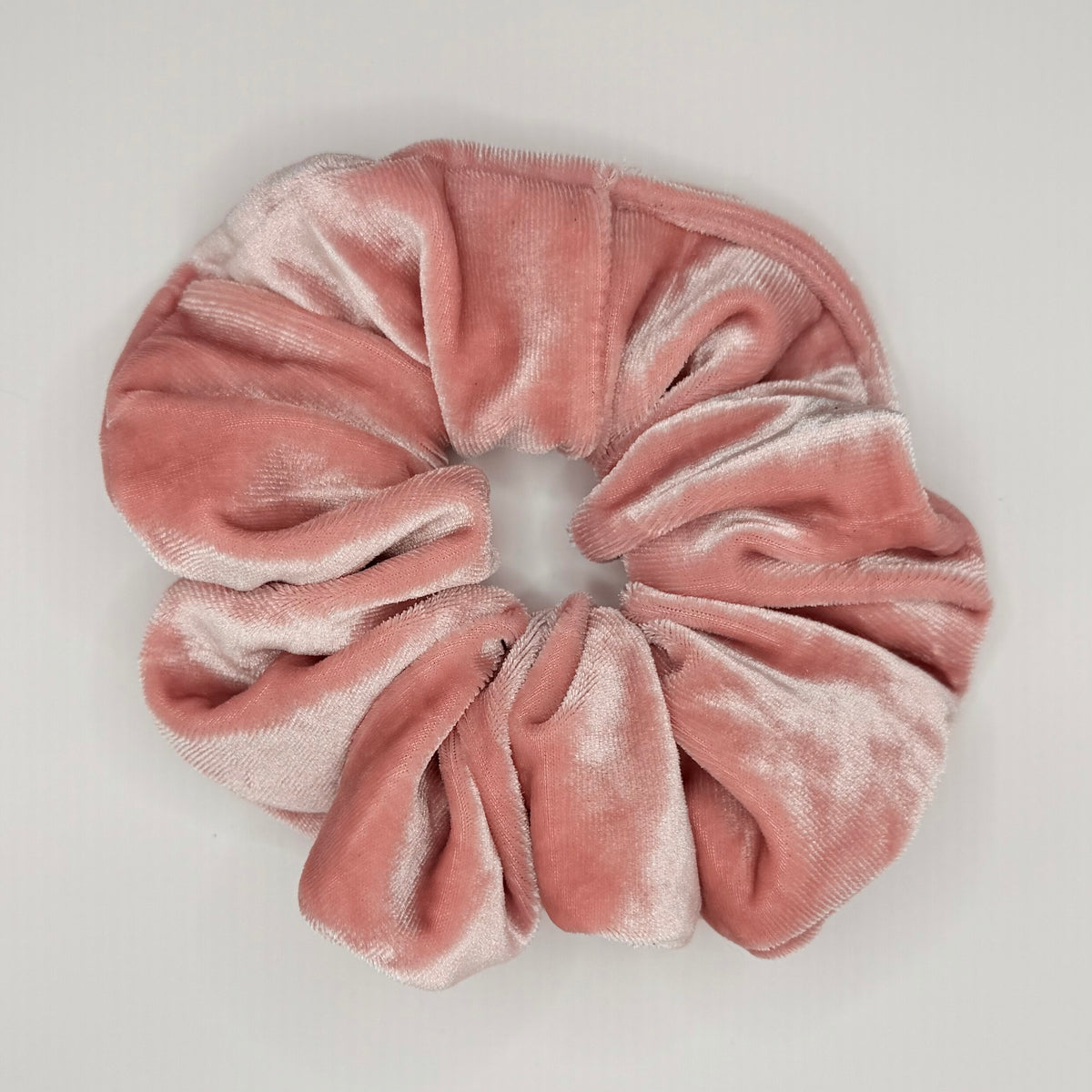 Pale Pink Velvet Scrunchie