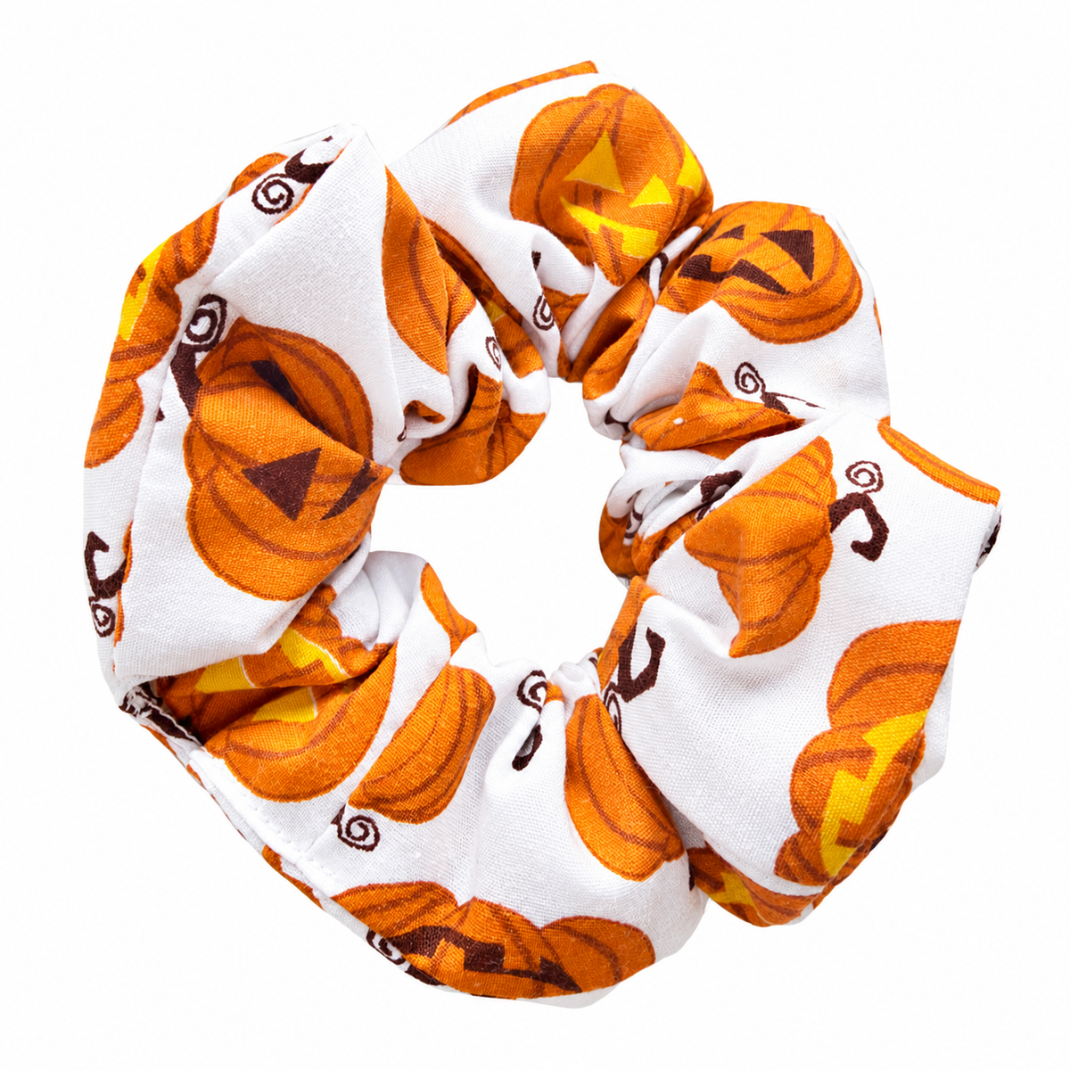 Pumpkin Halloween Scrunchie