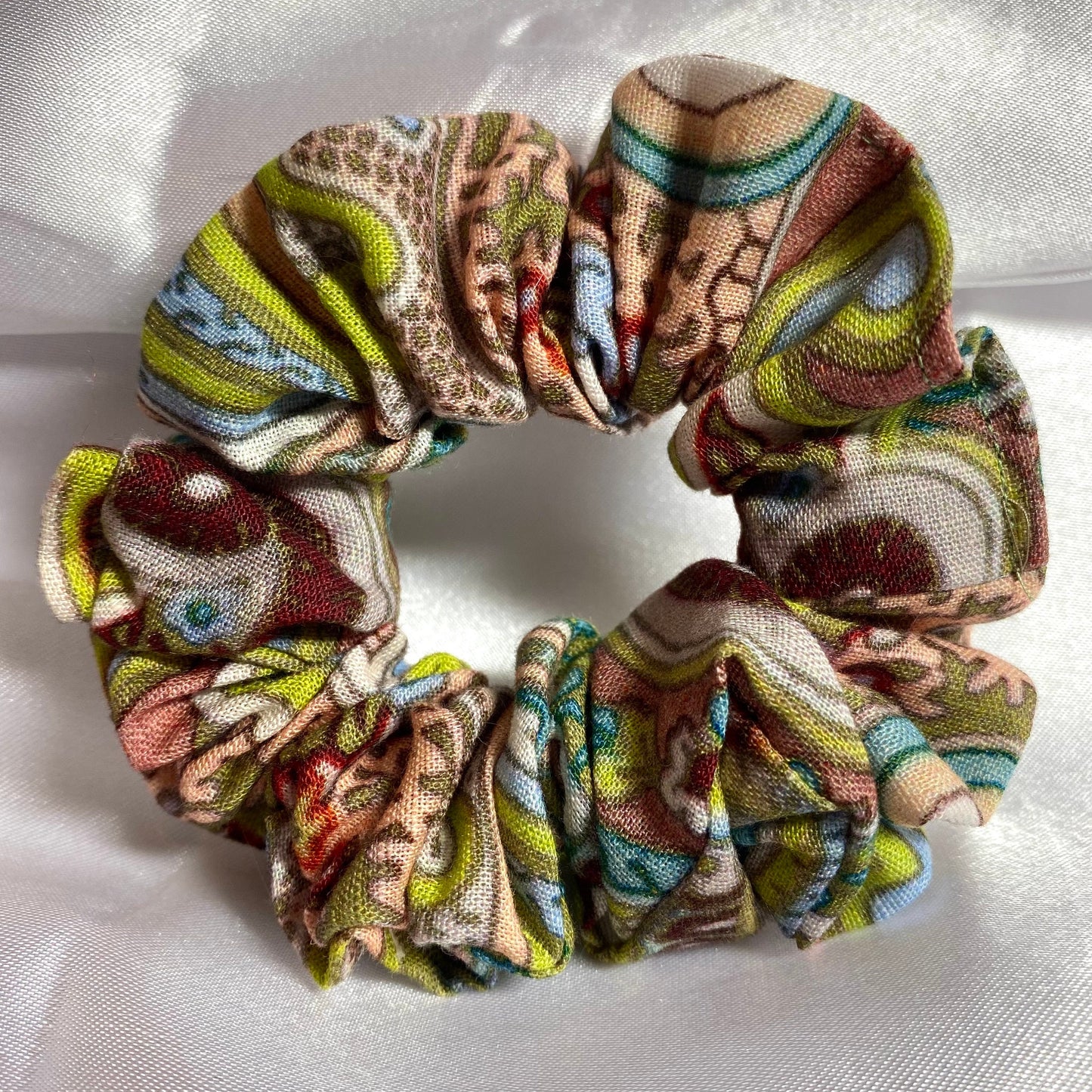 Paisley Fun Colourful Scrunchie