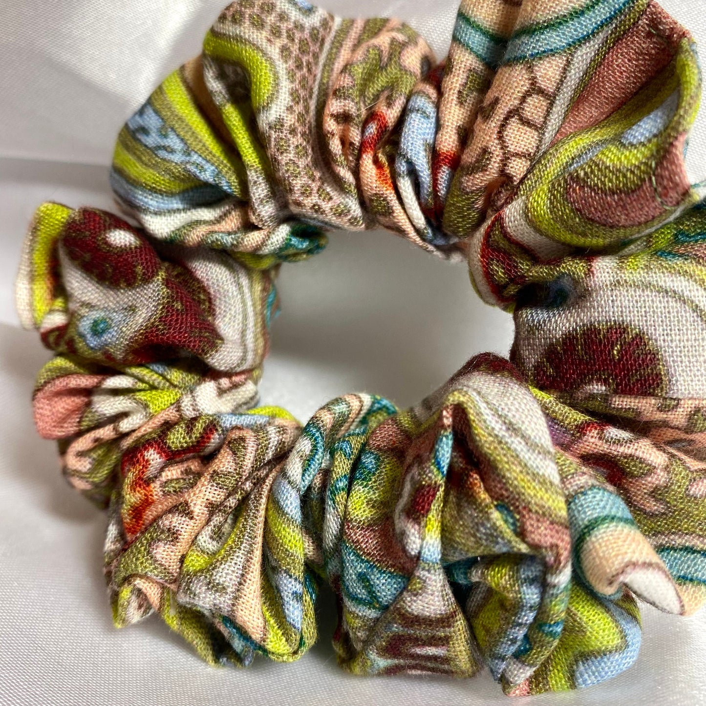 Paisley Fun Colourful Scrunchie